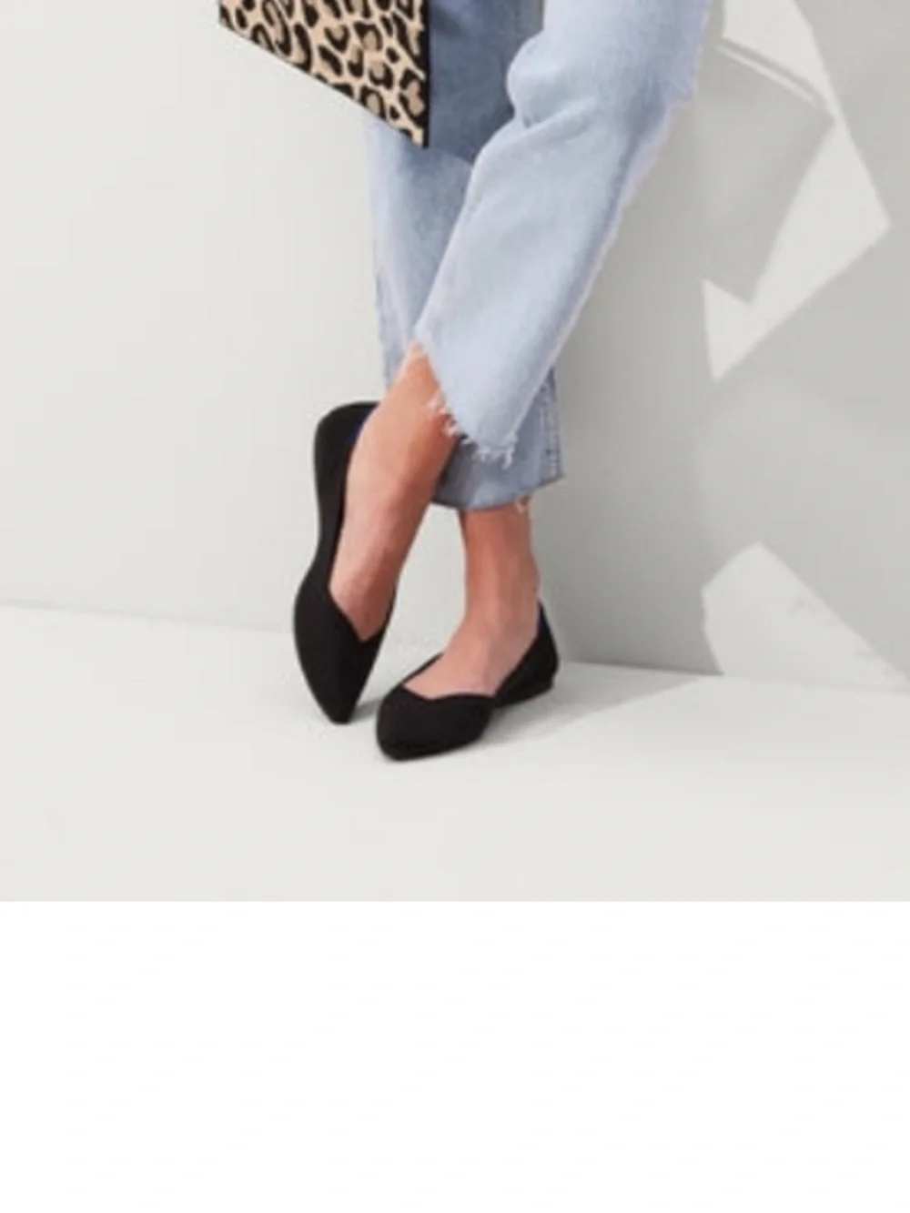 Rothy's The Point II Black Flats Size W7.5 - Picture 8 of 12